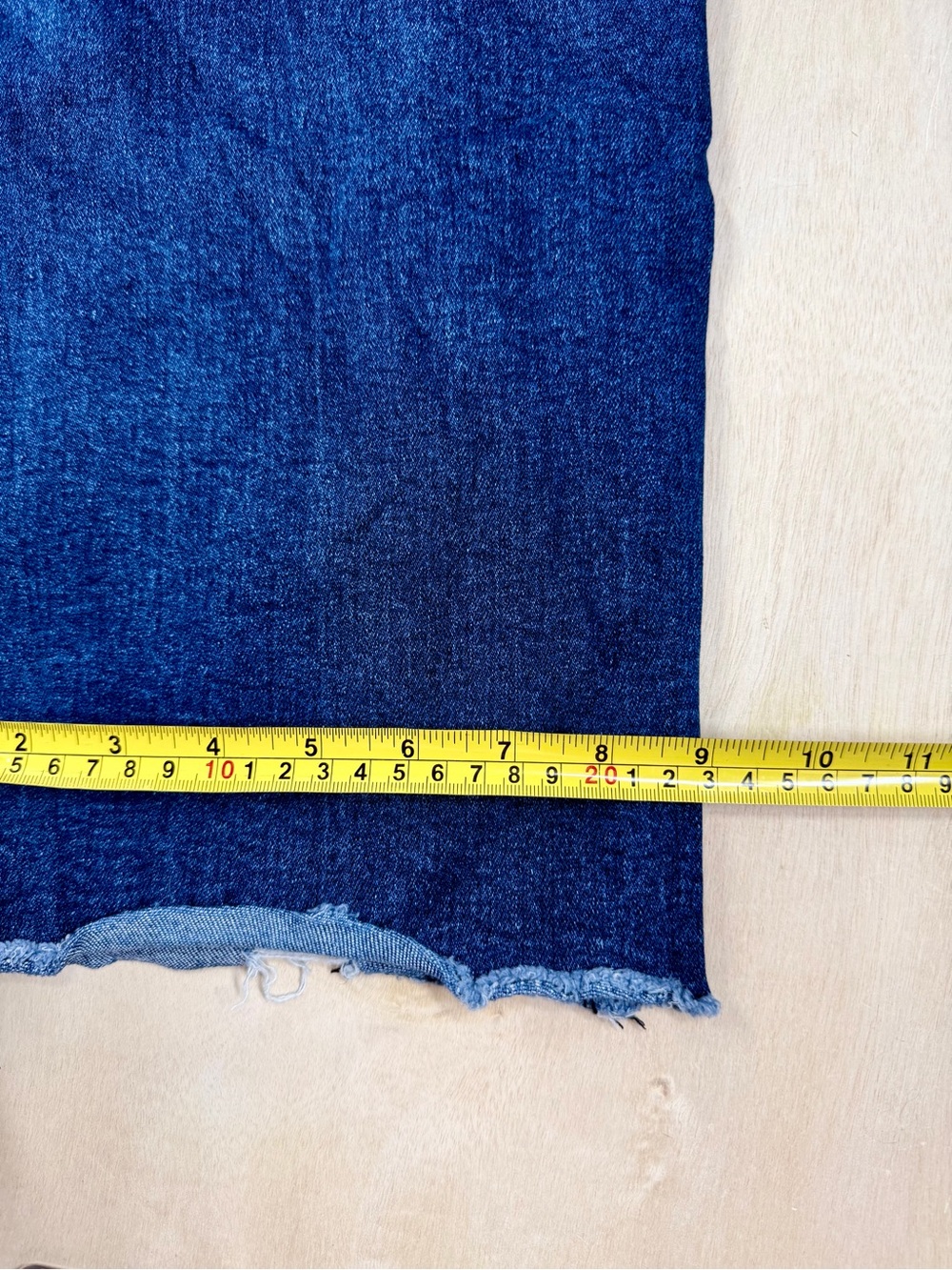 Bohme wide leg distressed blue jeans size 28 - Picture 9 of 11